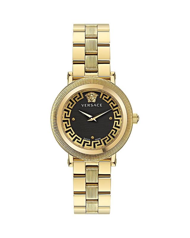 Versace Womens Swiss Greca Flourish Two-Tone Stainless Steel Bracelet Watch 35mm Product Image