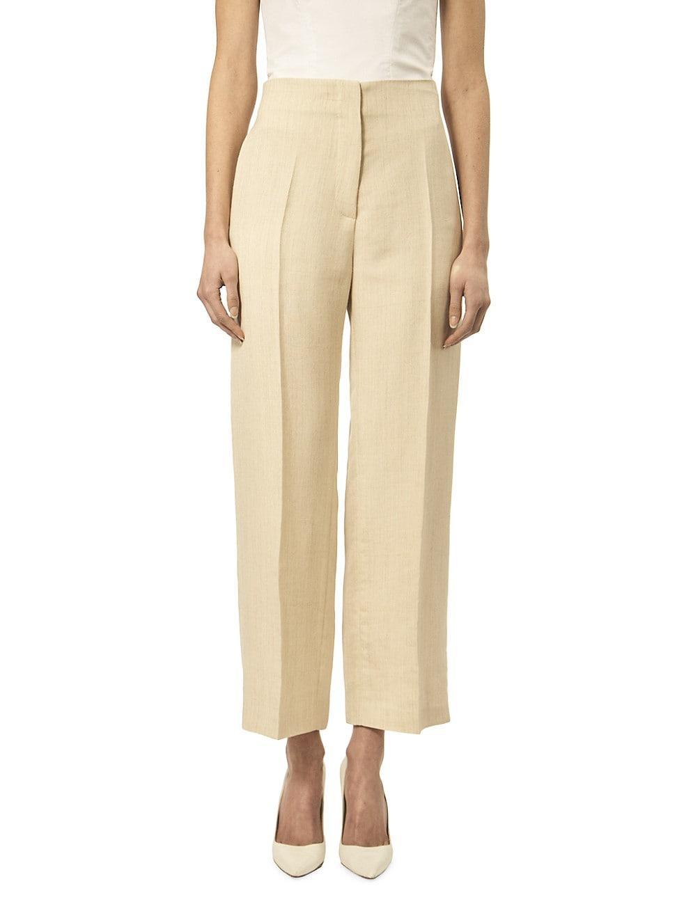 Womens The Owens Wide-Leg Trousers product image