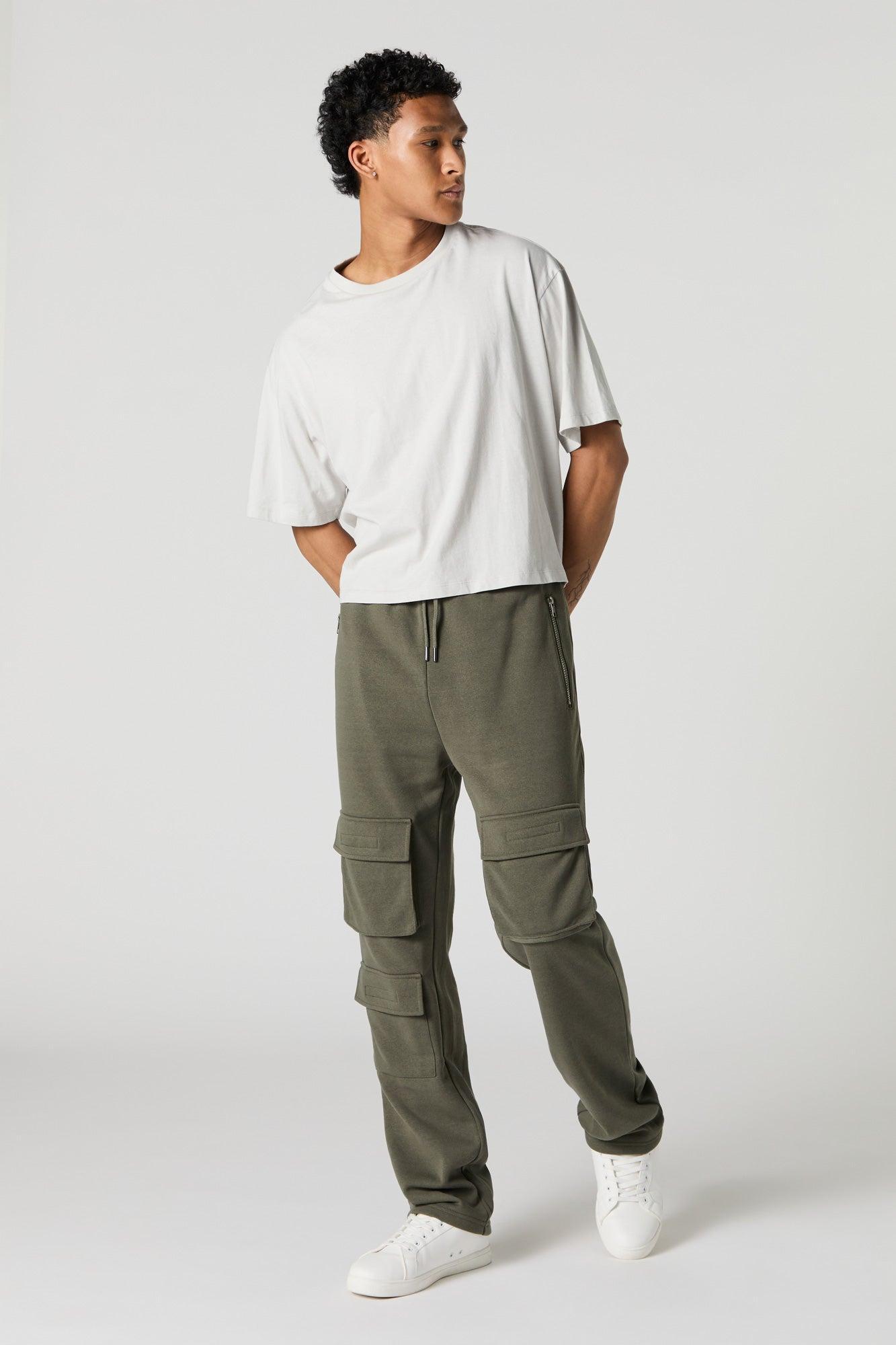 Fleece Multi Pocket Cargo Sweatpant Male Product Image