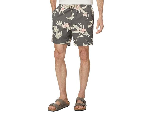 Faherty Essential Drawstring Shorts 6.5 (Olive Jungle Tropical) Men's Casual Pants Product Image