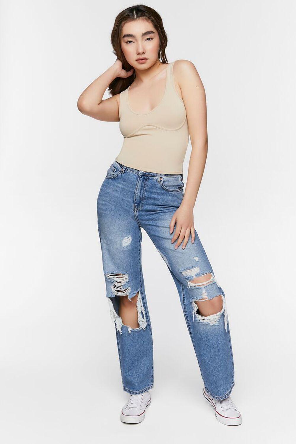 Sleeveless Underbust Crop Top | Forever 21 Product Image