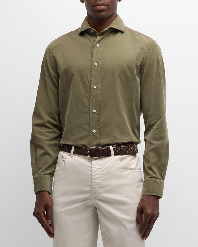 Men's Fine-Wale Corduroy Sport Shirt Product Image