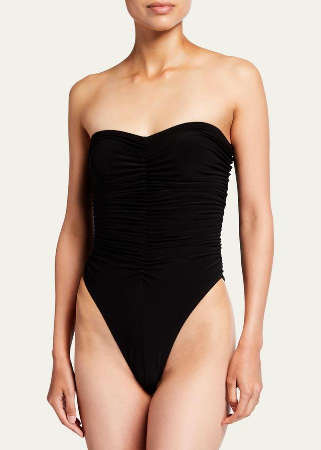 Womens Marissa Slinky Strapless One-Piece Swimsuit Product Image