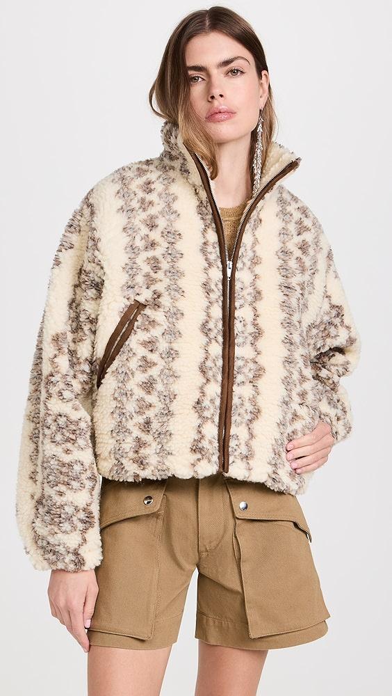 Isabel Marant Étoile Mackensys Sherpa Bomber | Shopbop Product Image