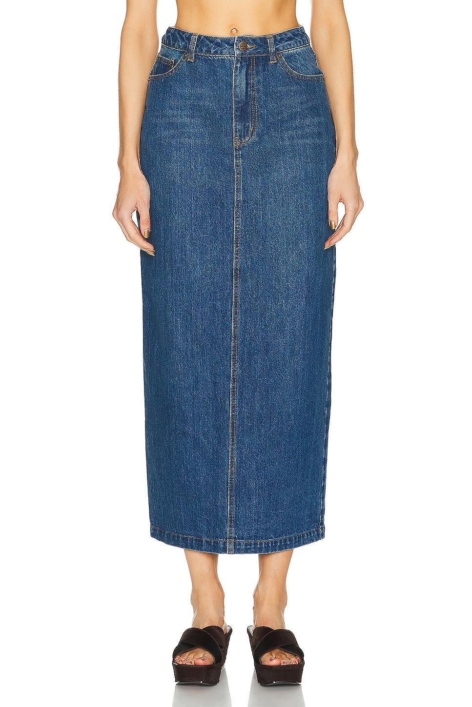 Posse Harvey Maxi Skirt in Blue product image