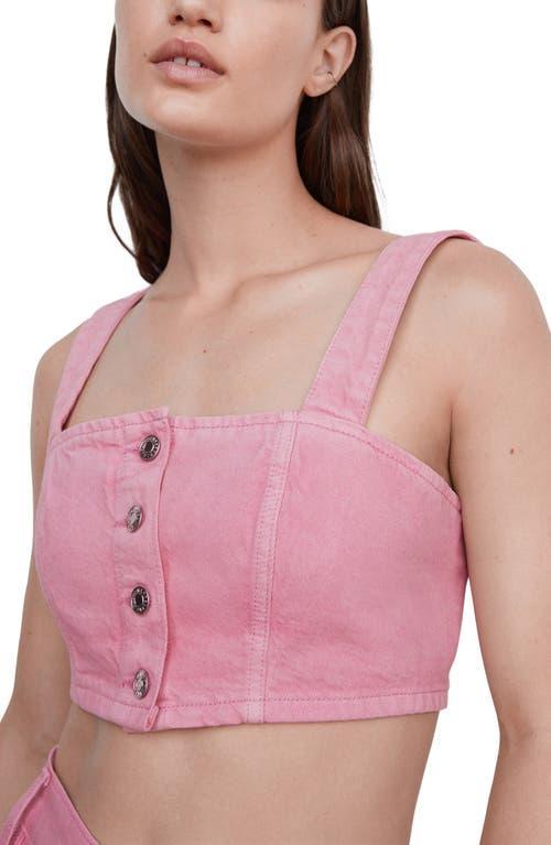 MANGO Denim Crop Top product image