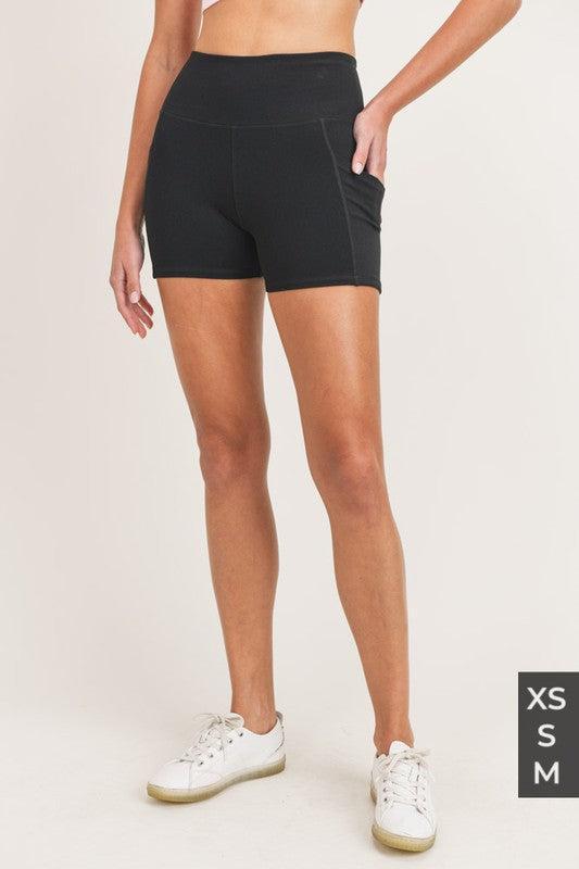 Essential Sweetheart High Waist Shorts Product Image