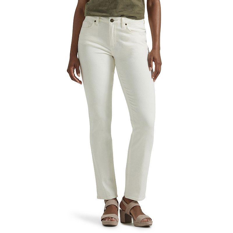 Womens Lee Legendary Straight Jeans White Product Image