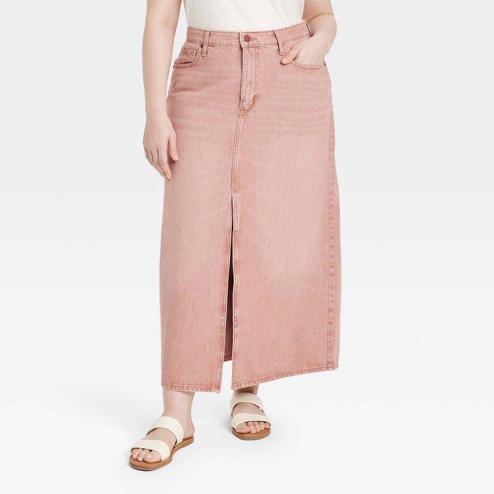 Womens Maxi Skirt - Universal Thread Clay Pink 17 Product Image