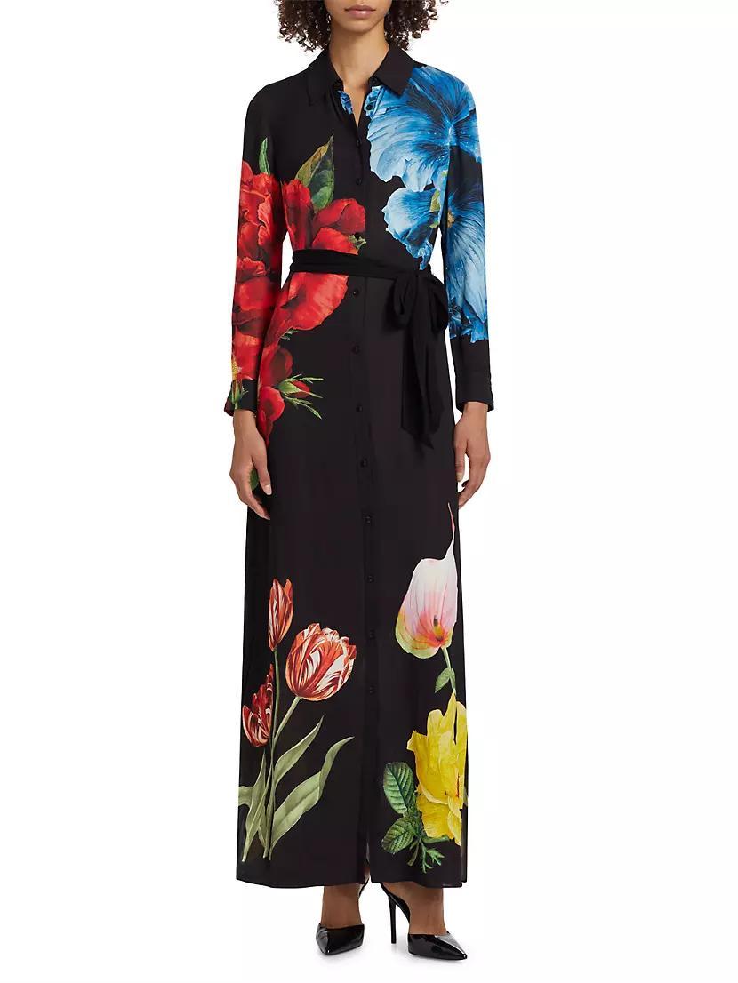 Chassidy Floral Maxi Shirtdress Product Image