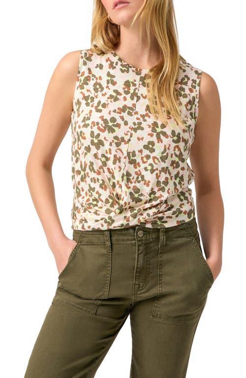 Sanctuary Womens Floral-Print Twist-Front Tank Top Product Image