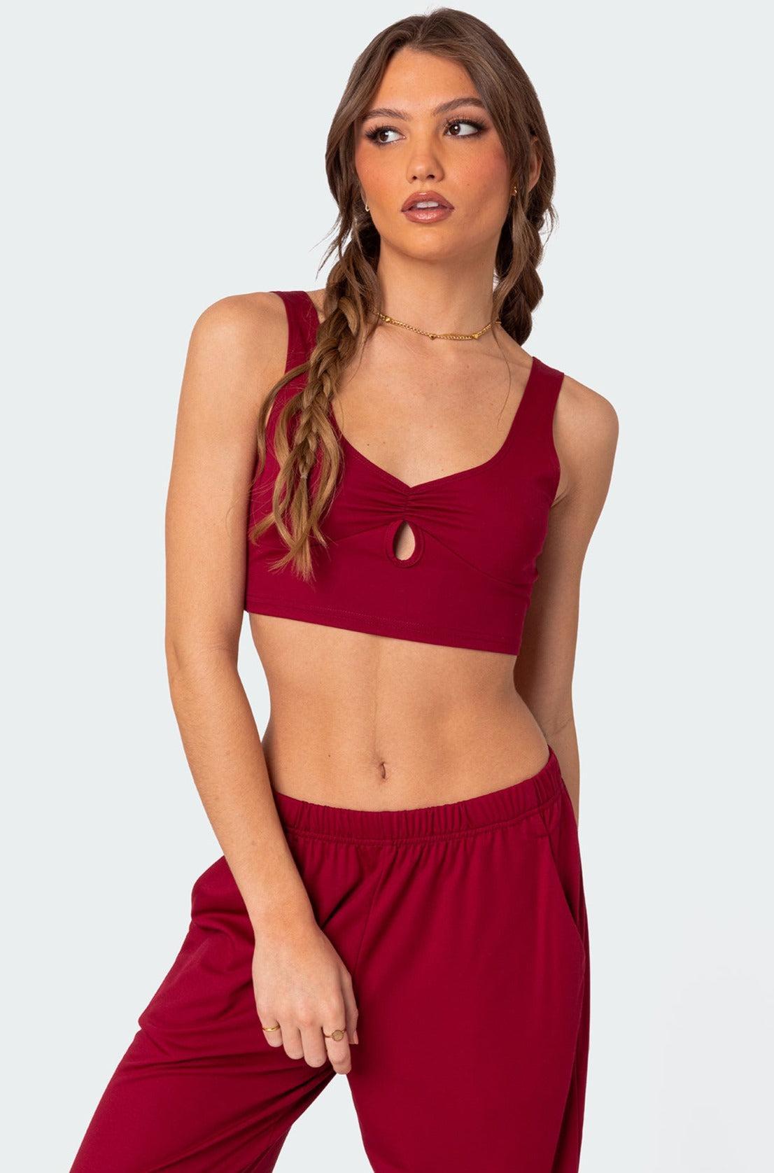 Jayla Cut Out Crop Top Product Image