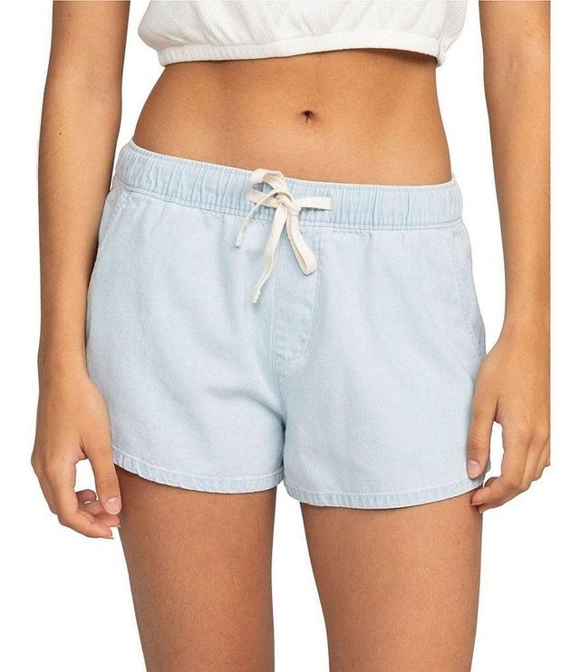 Roxy Go To The Beach Mid Rise Shorts Product Image