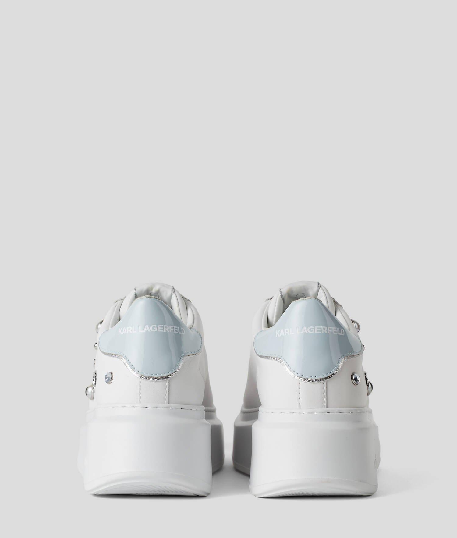 Exclusive KARL Charm Leather Sneakers Product Image