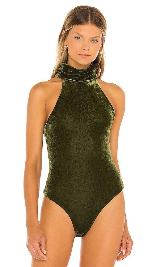 Lovers and Friends Ellen Bodysuit in Green. Product Image