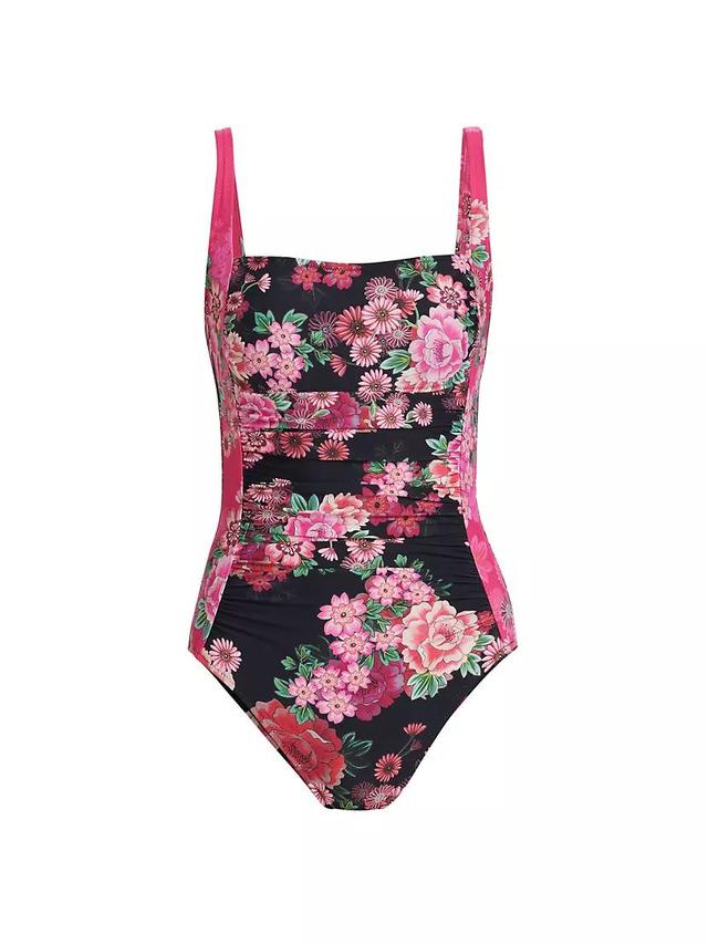 Ruched One-Piece Swimsuit Product Image