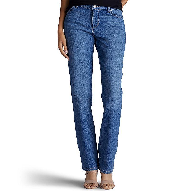 Petite Lee Relaxed Fit Straight-Leg Jeans, Womens Product Image