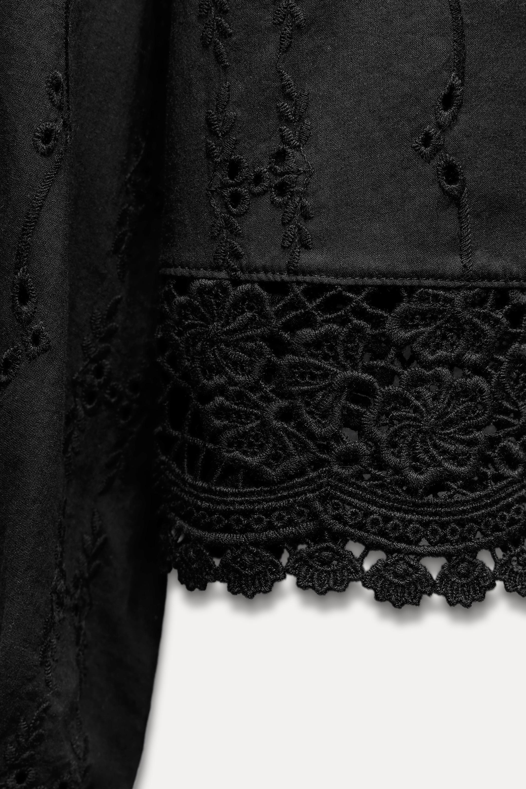 OPENWORK EMBROIDERY SHIRT Product Image