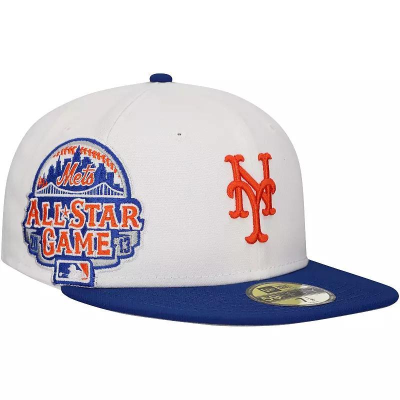 Mens New Era /Royal New York Mets Major Sidepatch 59FIFTY Fitted Hat Product Image