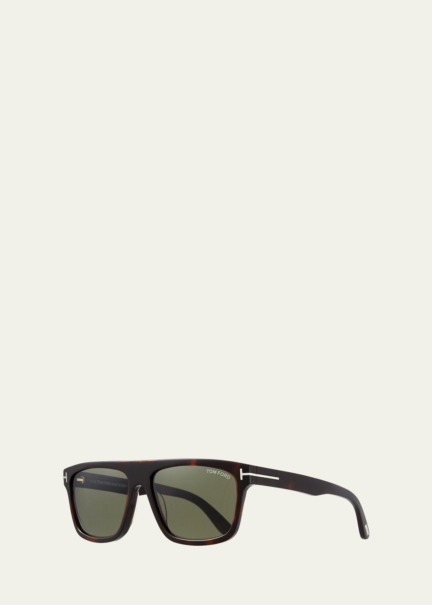 Mens Thick Square Acetate Sunglasses Product Image