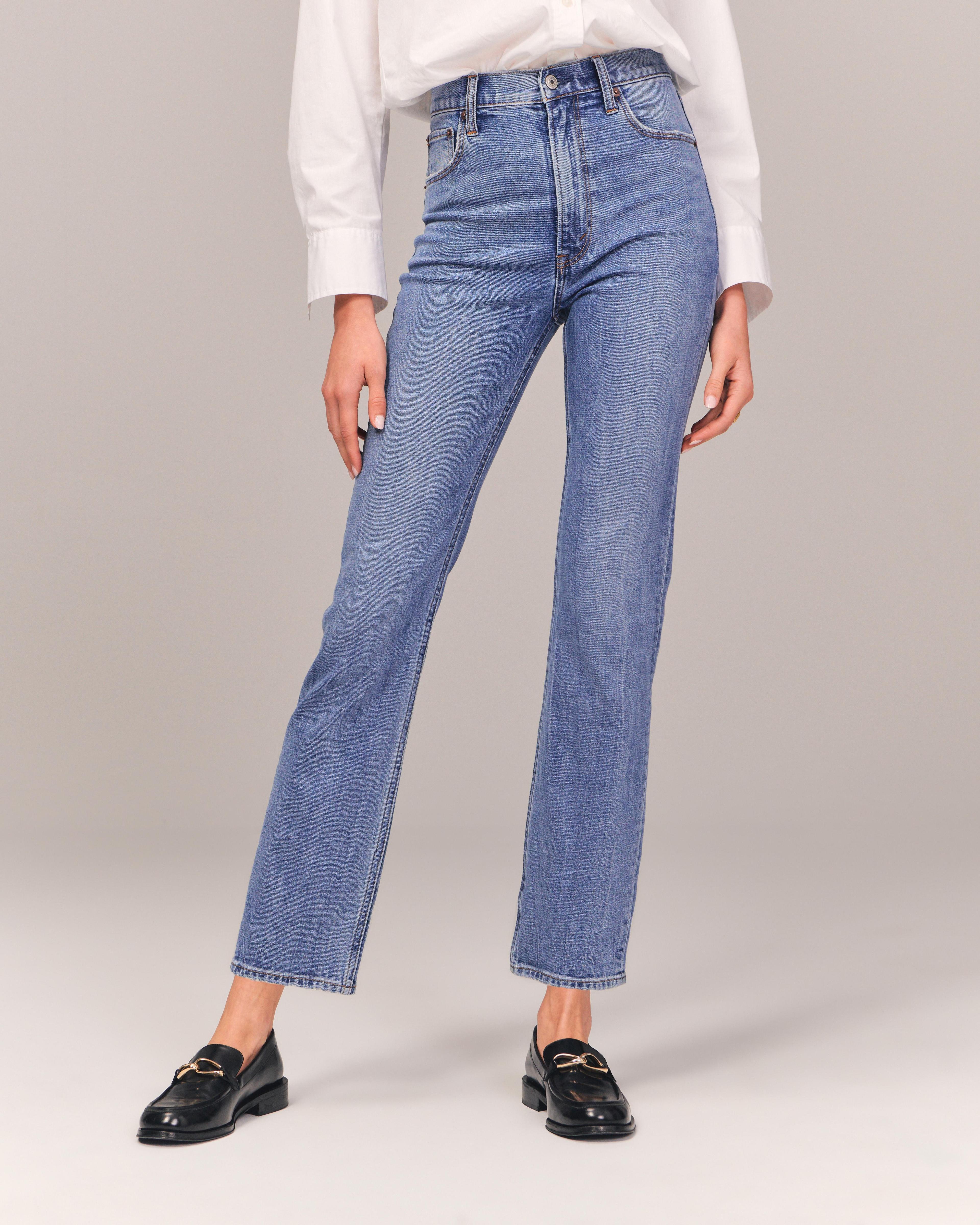 Ultra High Rise Ankle Straight Jean Product Image