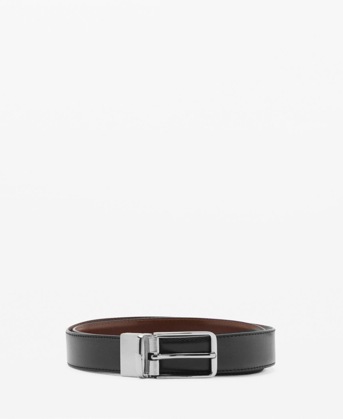 Mango Mens Leather Reversible Belt Product Image