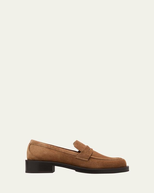 Palmer Suede Penny Loafers Product Image