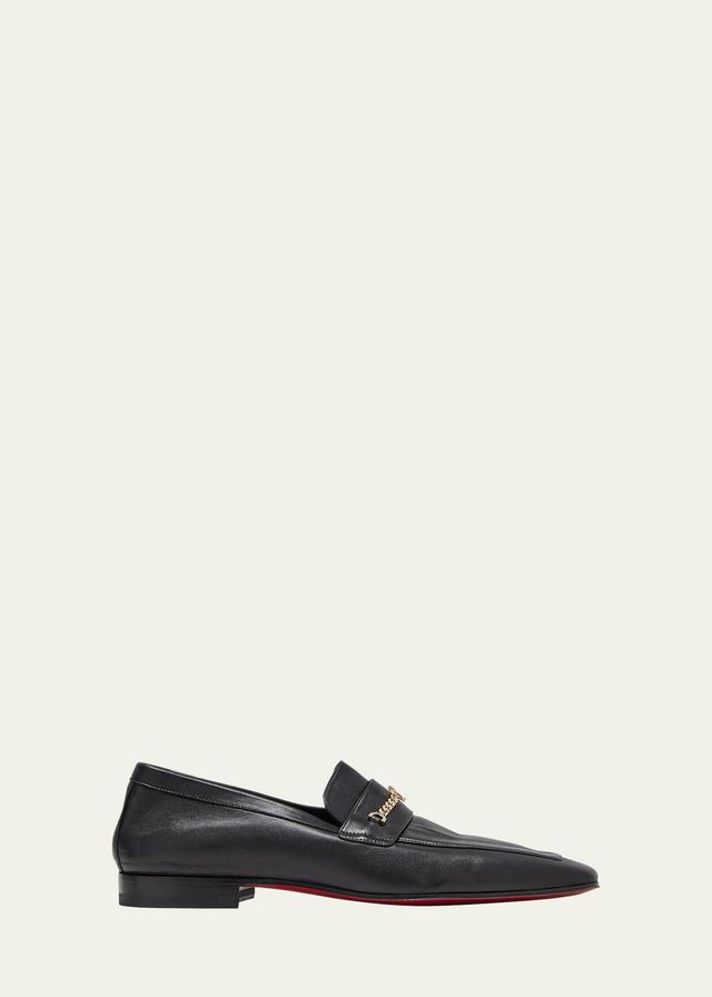 Mens MJ Moc Monogram Chain Loafers Product Image