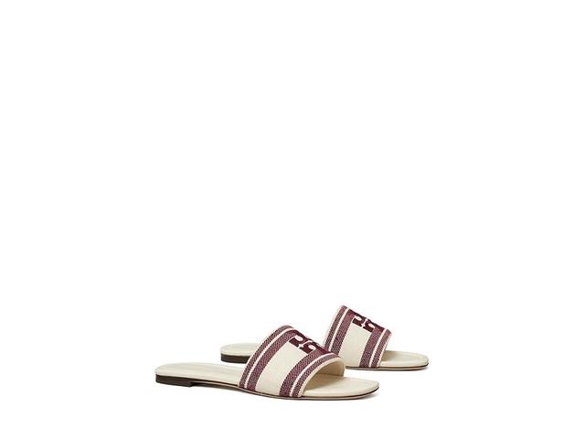 Tory Burch Double T Jacquard Slide Sandal Product Image