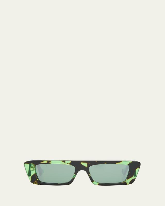 Mens Acetate Rectangle Sunglasses Product Image