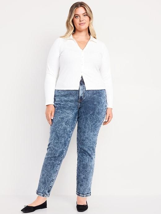 High-Waisted OG Straight Ankle Jeans Product Image