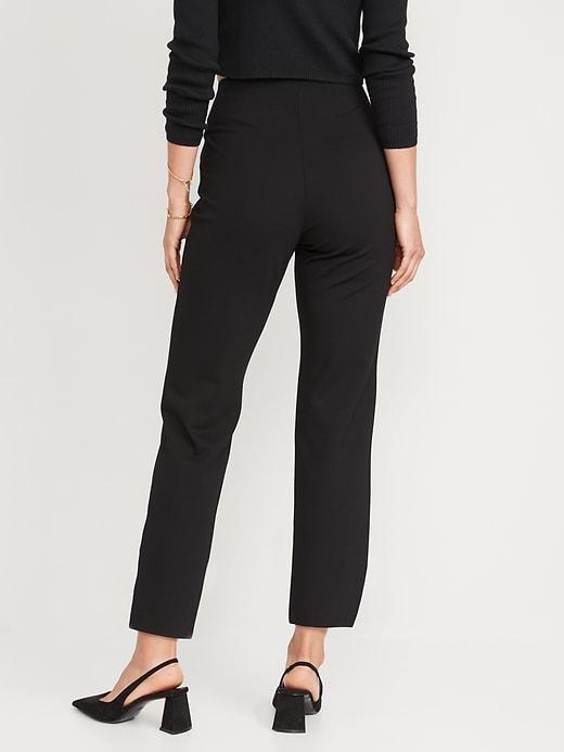 Extra High-Waisted Stevie Straight Pants Product Image