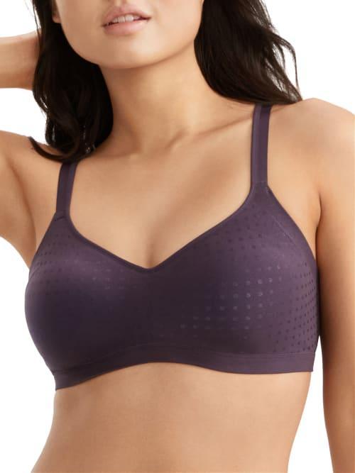 Warners Womens Easy Does It Underarm-Smoothing Wireless Lightly Lined Comfort Bra RM3911F Product Image