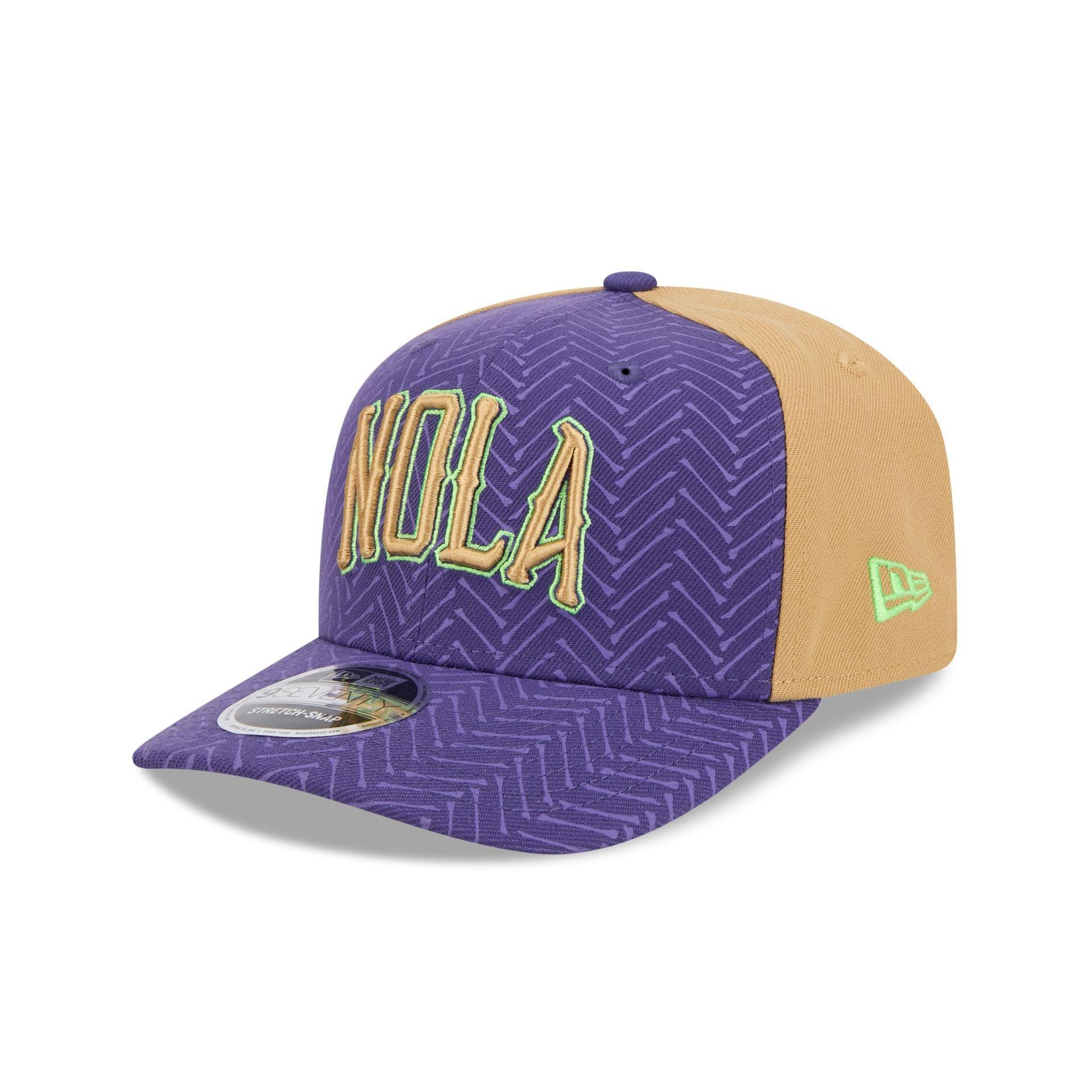 New Orleans Pelicans 2024 City Edition 9SEVENTY Stretch-Snap Hat Male Product Image