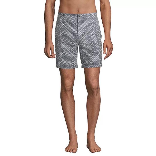 Mens Lands End 7-inch Sunset Swim Shorts Product Image