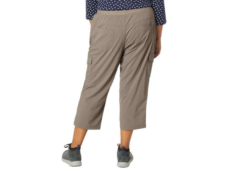 L.L.Bean Plus Size Vista Camp Pants Crop (Toasted Almond) Women's Casual Pants Product Image