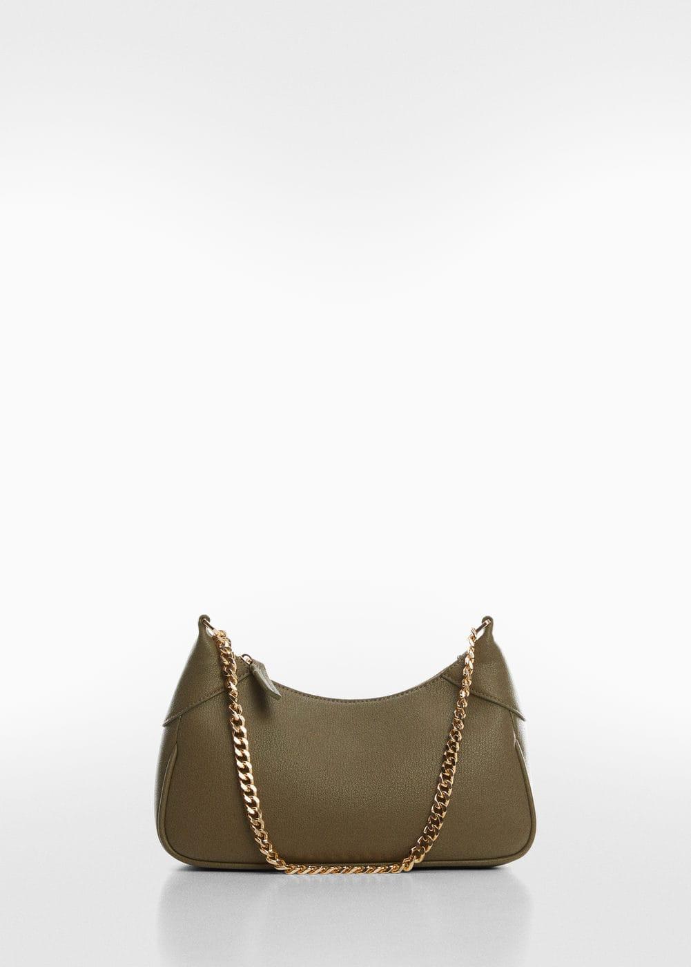 MANGO - Crossbody bag with chain - One size - Women Product Image