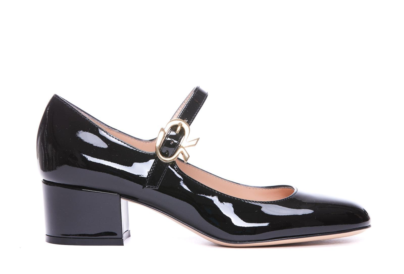 45 Patent-leather Mary Jane Pumps In Black Product Image