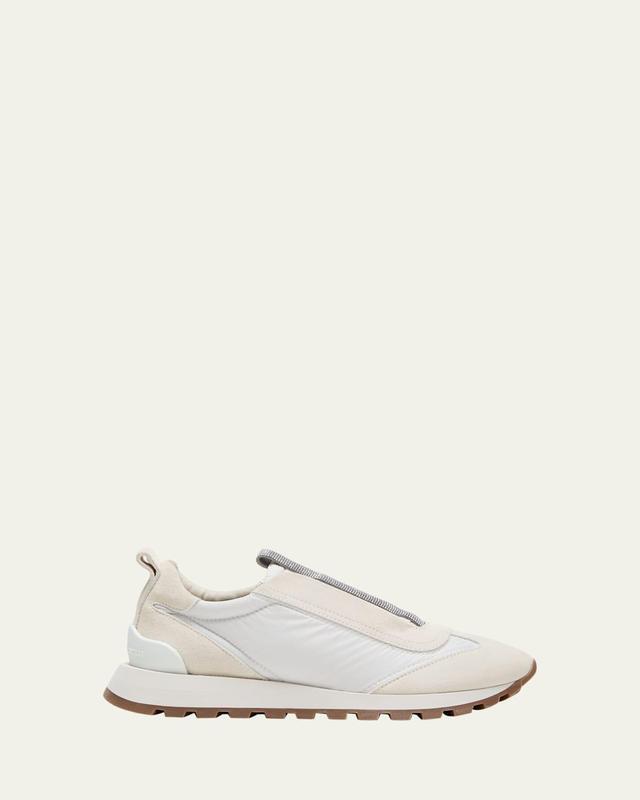 Monili Laceless Suede Sneakers Product Image