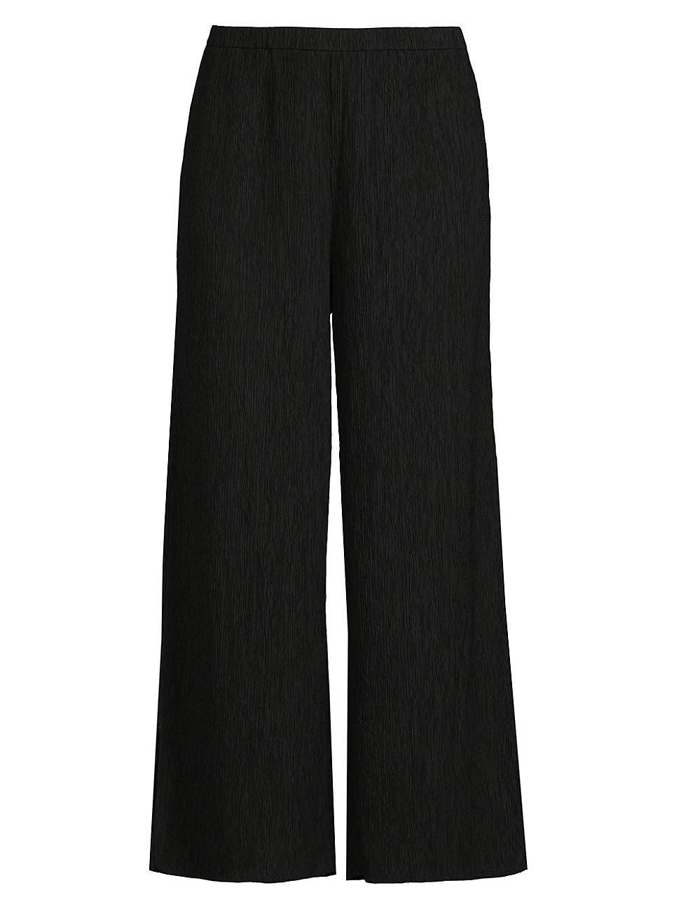 Womens Cropped Wide-Leg Pants Product Image