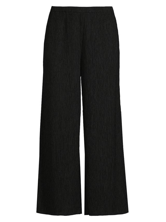 Womens Cropped Wide-Leg Pants Product Image