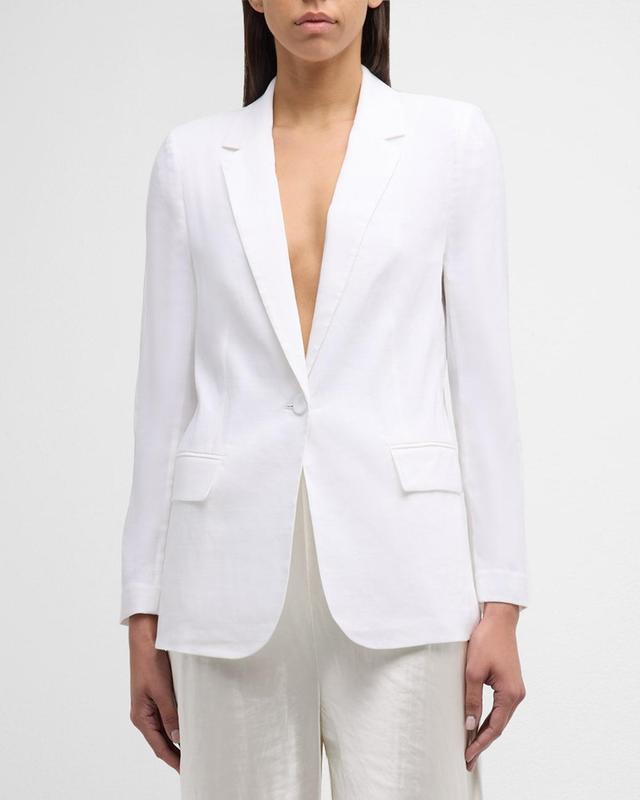 KOBI HALPERIN Bria Linen Blend Blazer Product Image