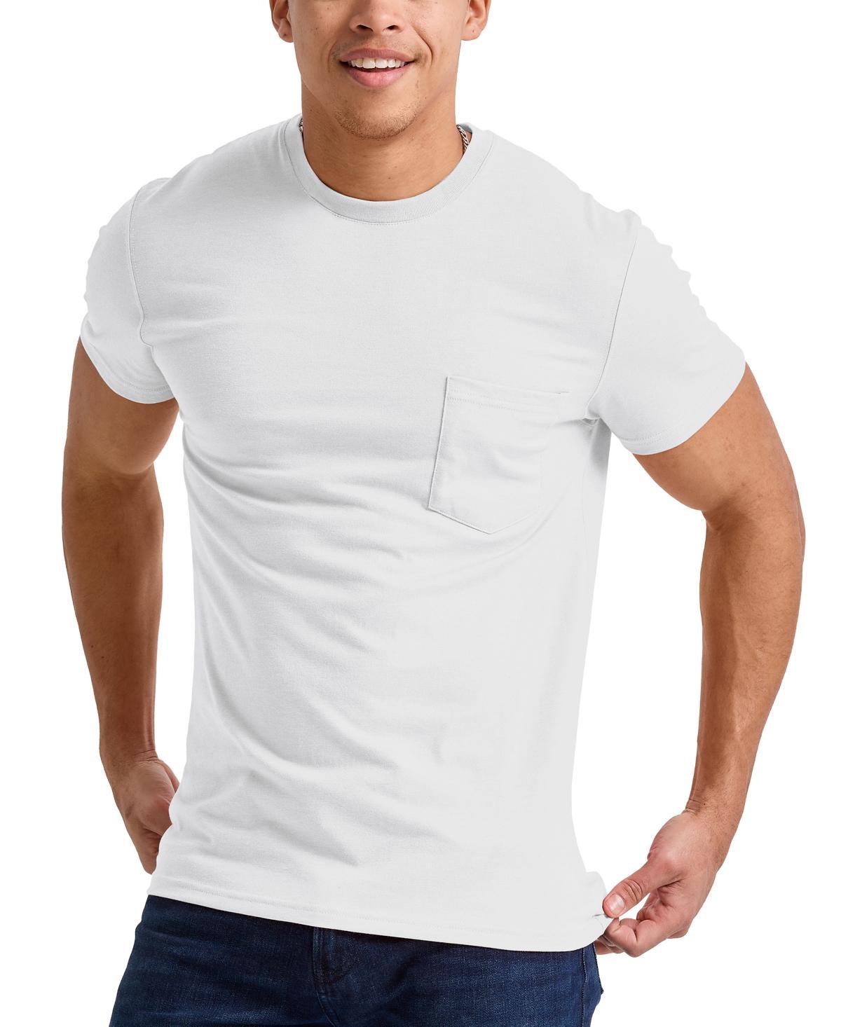 Mens Hanes Originals Tri-Blend Jersey Pocket Tee Product Image