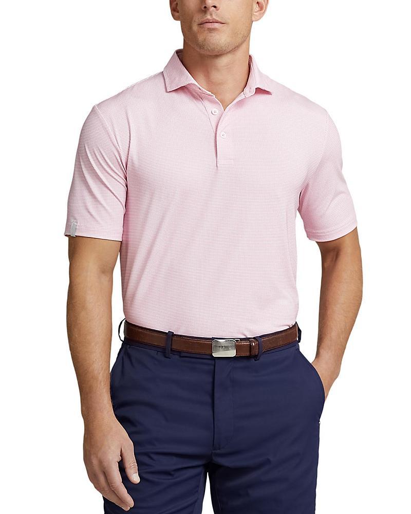 Mens Houndstooth Polo Shirt Product Image