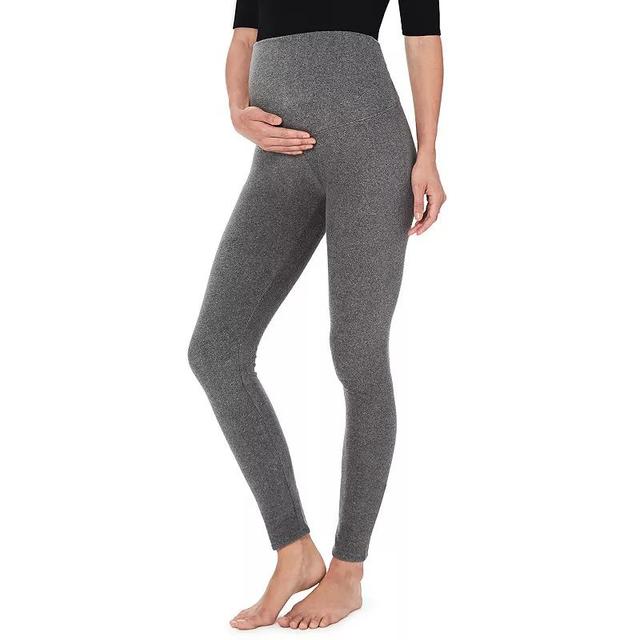 Maternity Cuddl Duds Fleecewear with Stretch Legging, Womens Grey Heather Product Image