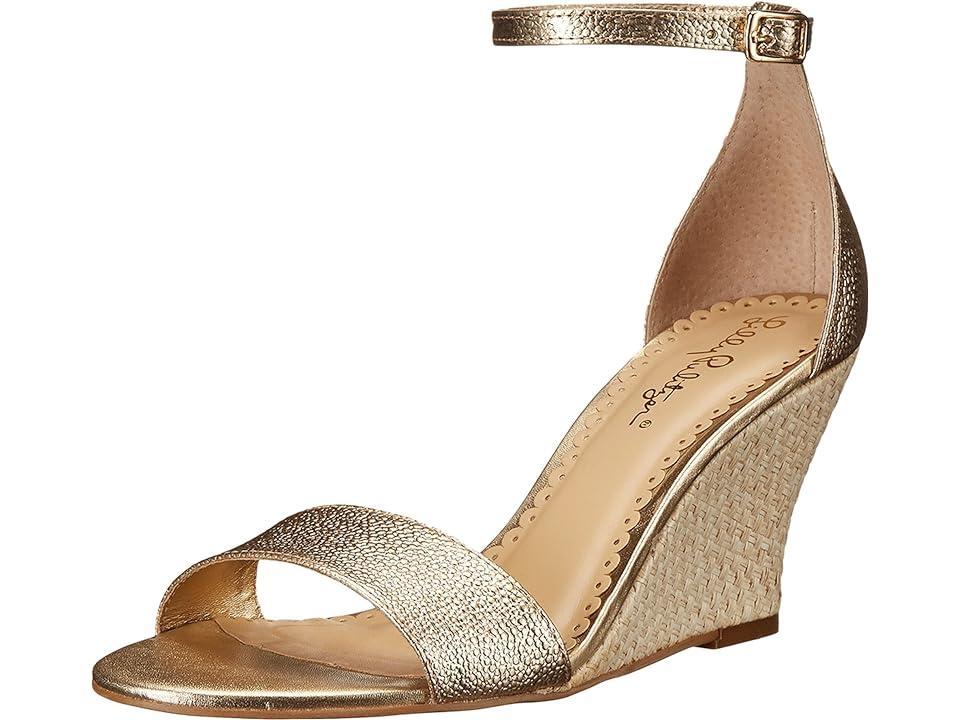 Lilly Pulitzer Bridgette Wedge Metallic) Women's Wedge Shoes Product Image