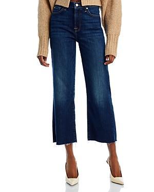 7 For All Mankind Alexa High Rise Cropped Wide Leg Jeans in Diane Product Image