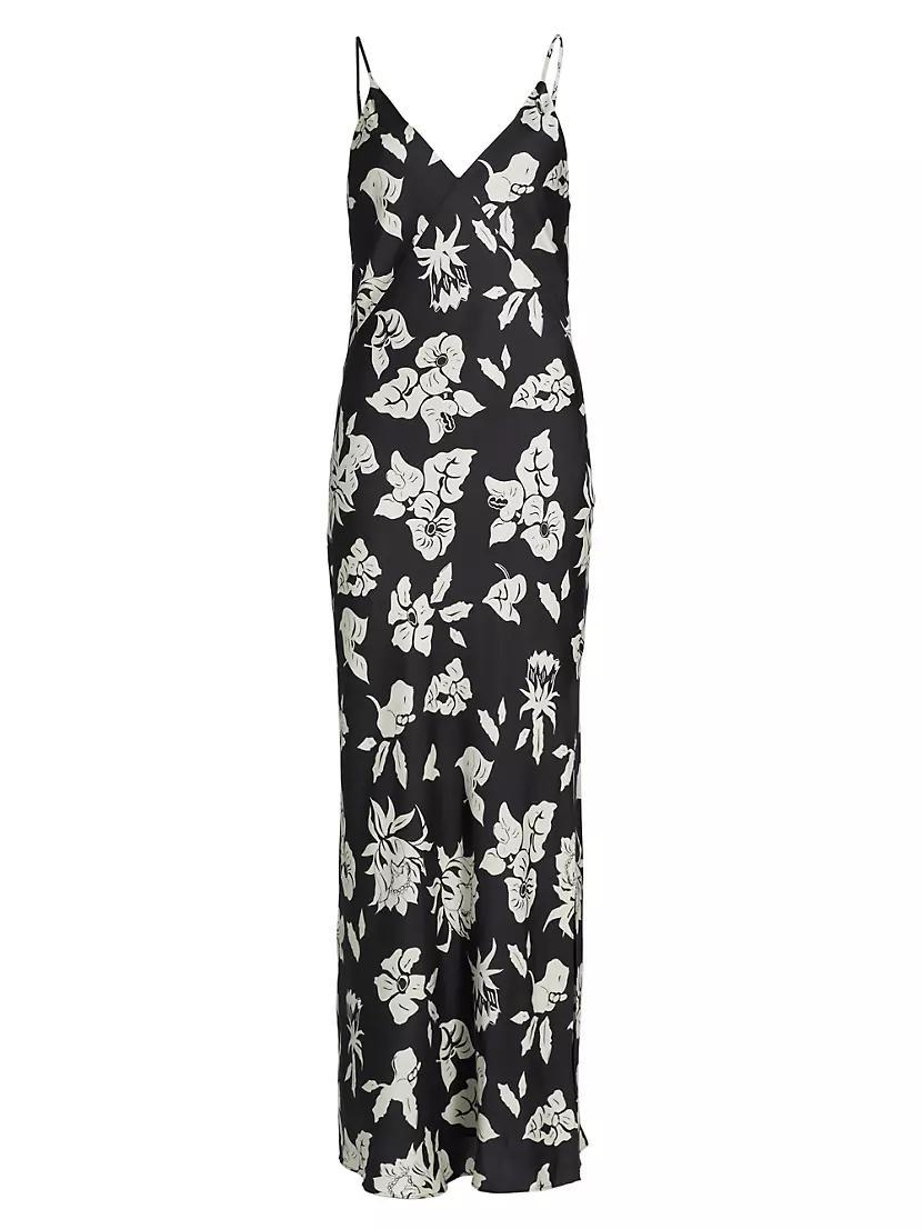 Larissa Floral Silk-Blend Maxi Dress product image