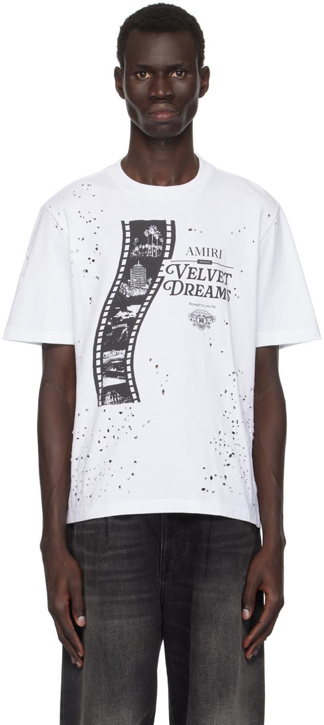 White Film Shotgun T-shirt Product Image