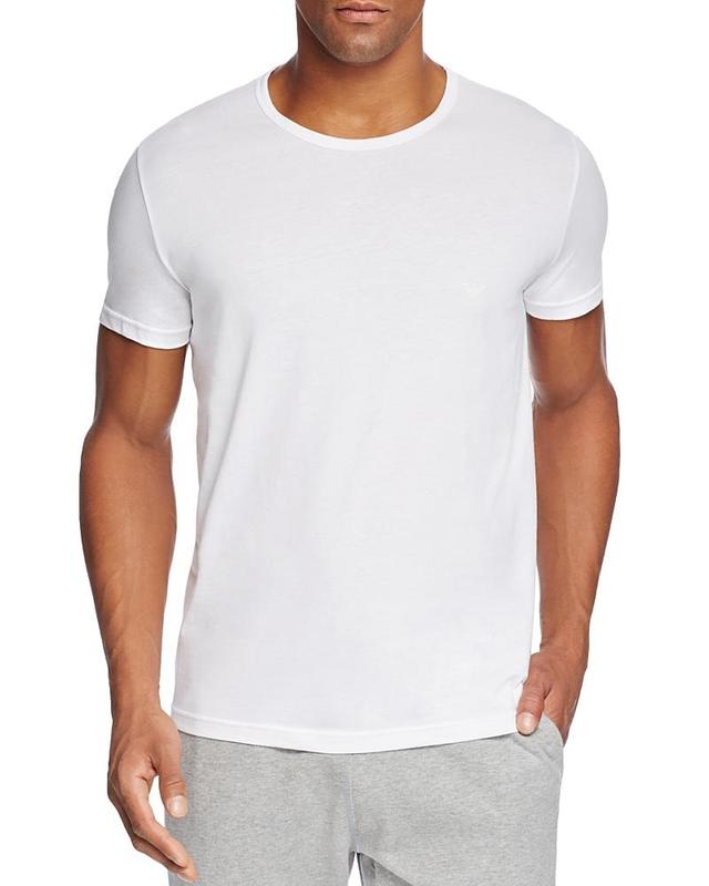 Emporio Armani Mens 3-Pack Cotton Crewneck T-Shirts Product Image